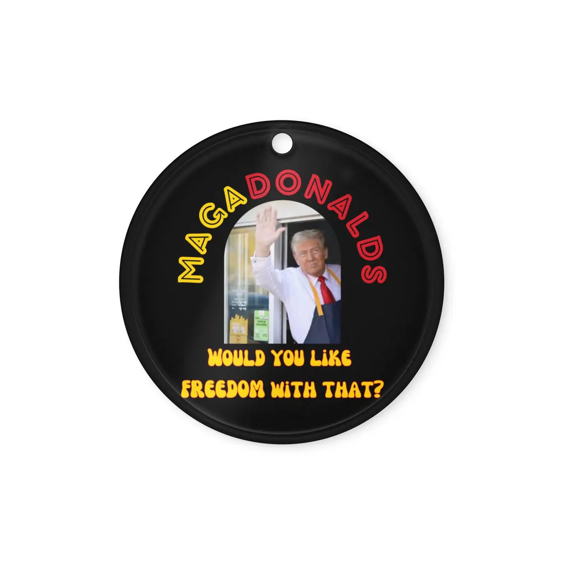 MagaDonalds McDonald Christmas Ornament Trump Pennsylvania