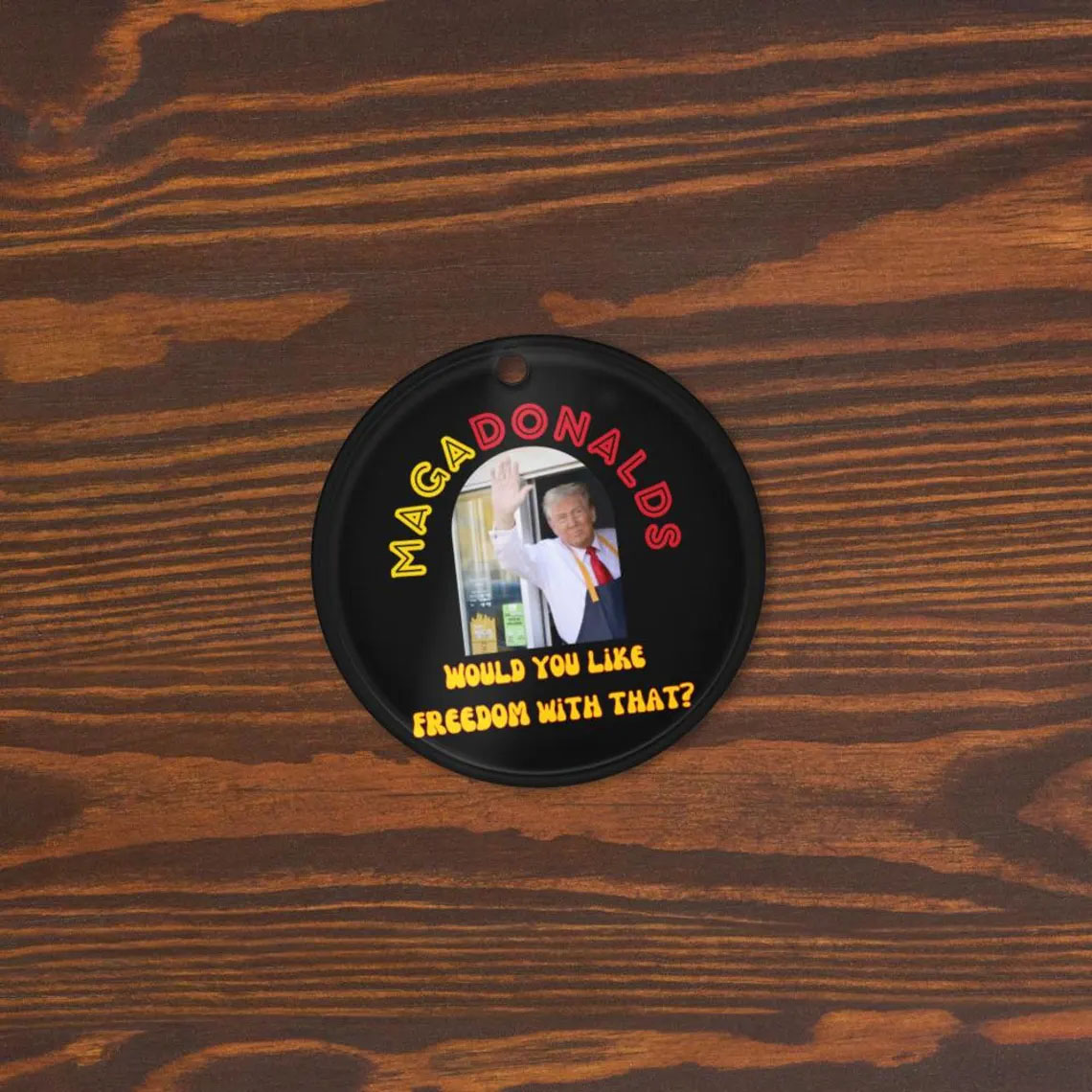MagaDonalds McDonald Christmas Ornament Trump Pennsylvania