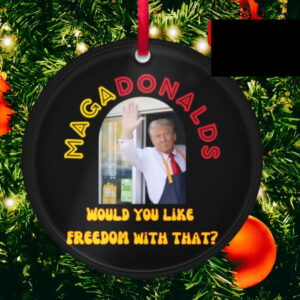 MagaDonalds McDonald Christmas Ornament Trump Pennsylvania