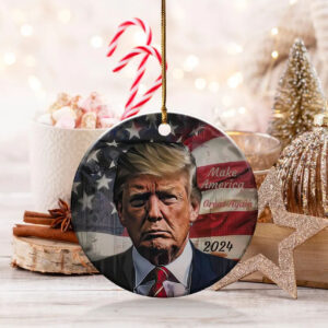 Make America Great Again 2024 President Trump Ornament