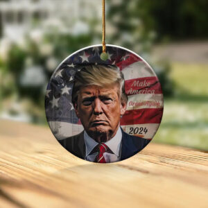 Make America Great Again 2024 President Trump Ornament