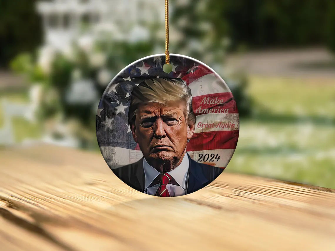Make America Great Again 2024 President Trump Ornament
