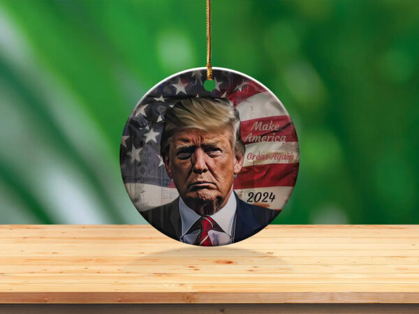 Make America Great Again 2024 President Trump Ornament