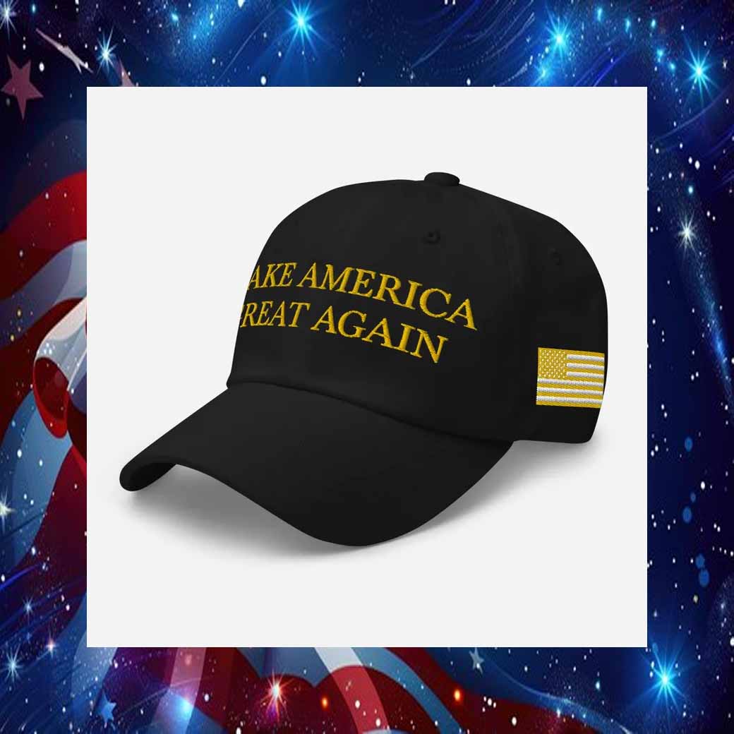 Make America Great Again Trump 2024 Gold & Black Hat
