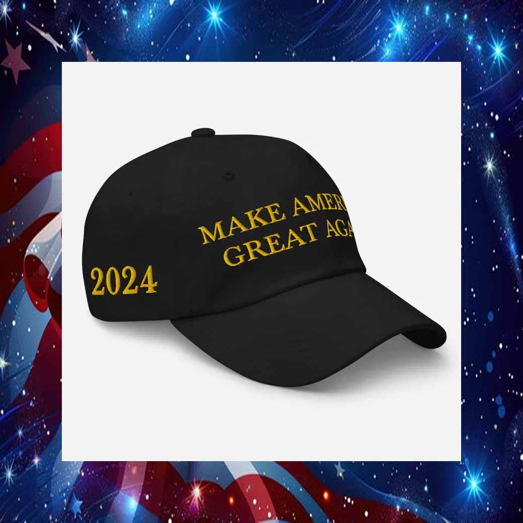 Make America Great Again Trump 2024 Gold & Black Hat