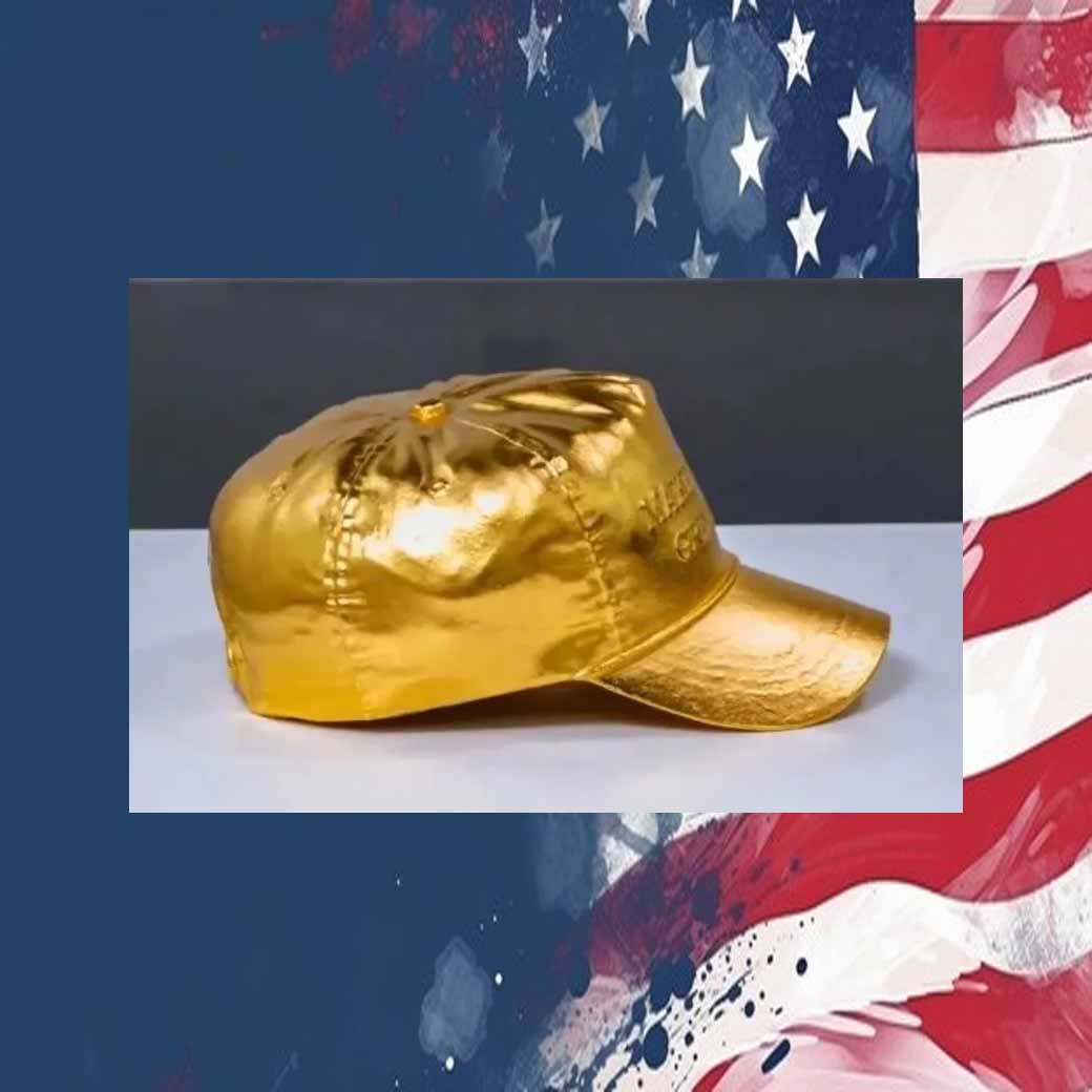 Make America Great Again inspired by Elon Musk - Donald Trump 2024 Gold Hat