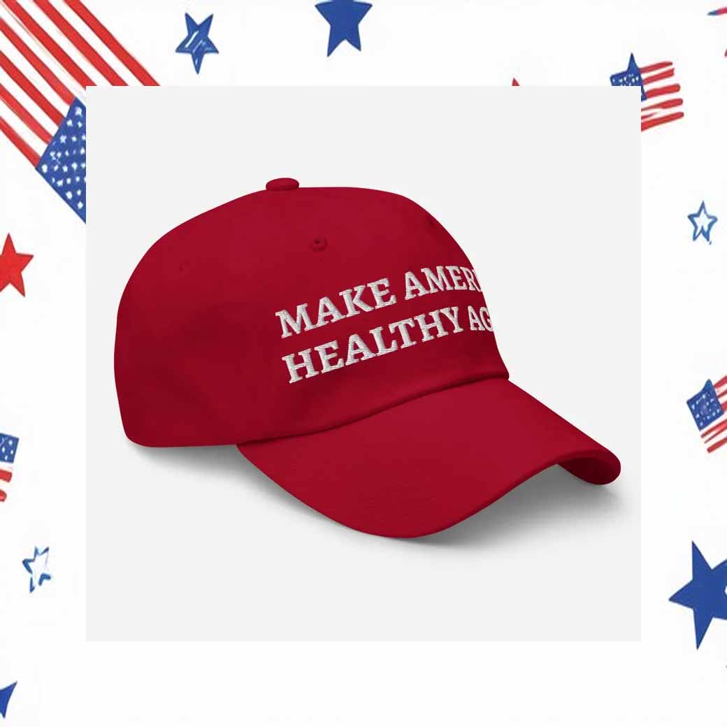 Make America Healthy Again Embroidery Red Hat