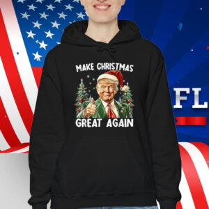 Make Christmas Great Again Funny Santa Trump 2024 Xmas Men Shirt