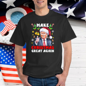 Make Christmas Great Again Santa Funny Trump Xmas Shirt