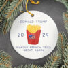 Making French Fries Great Again 2024 Trump Ornament