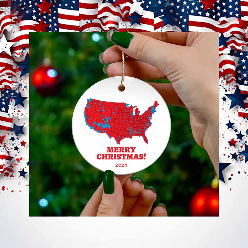 Merry Christmas 2024 Ornament