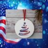 Merry Christmas America Ornament
