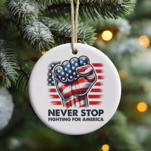 Never Stop Trump Ornament
