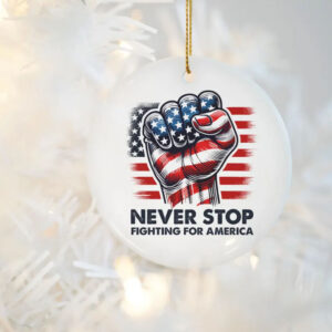Never Stop Trump Ornament