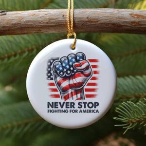 Never Stop Trump Ornament