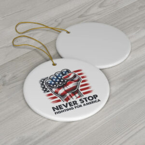 Never Stop Trump Ornament
