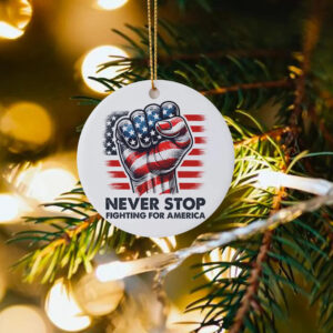Never Stop Trump Ornament