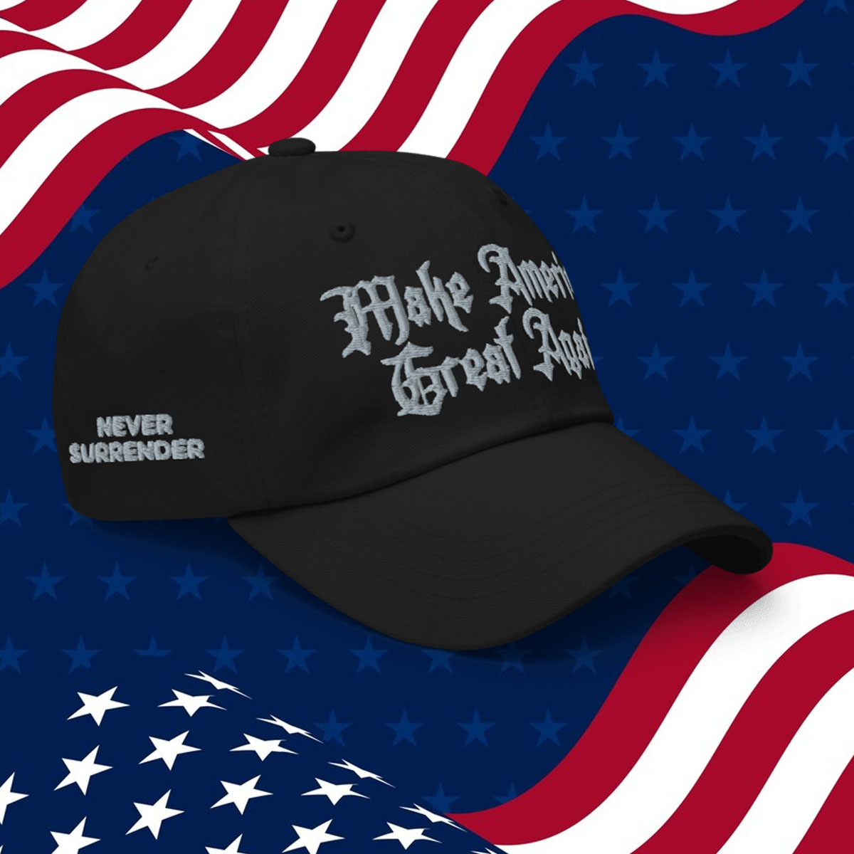 Never Surrender MAGA Hat Trump