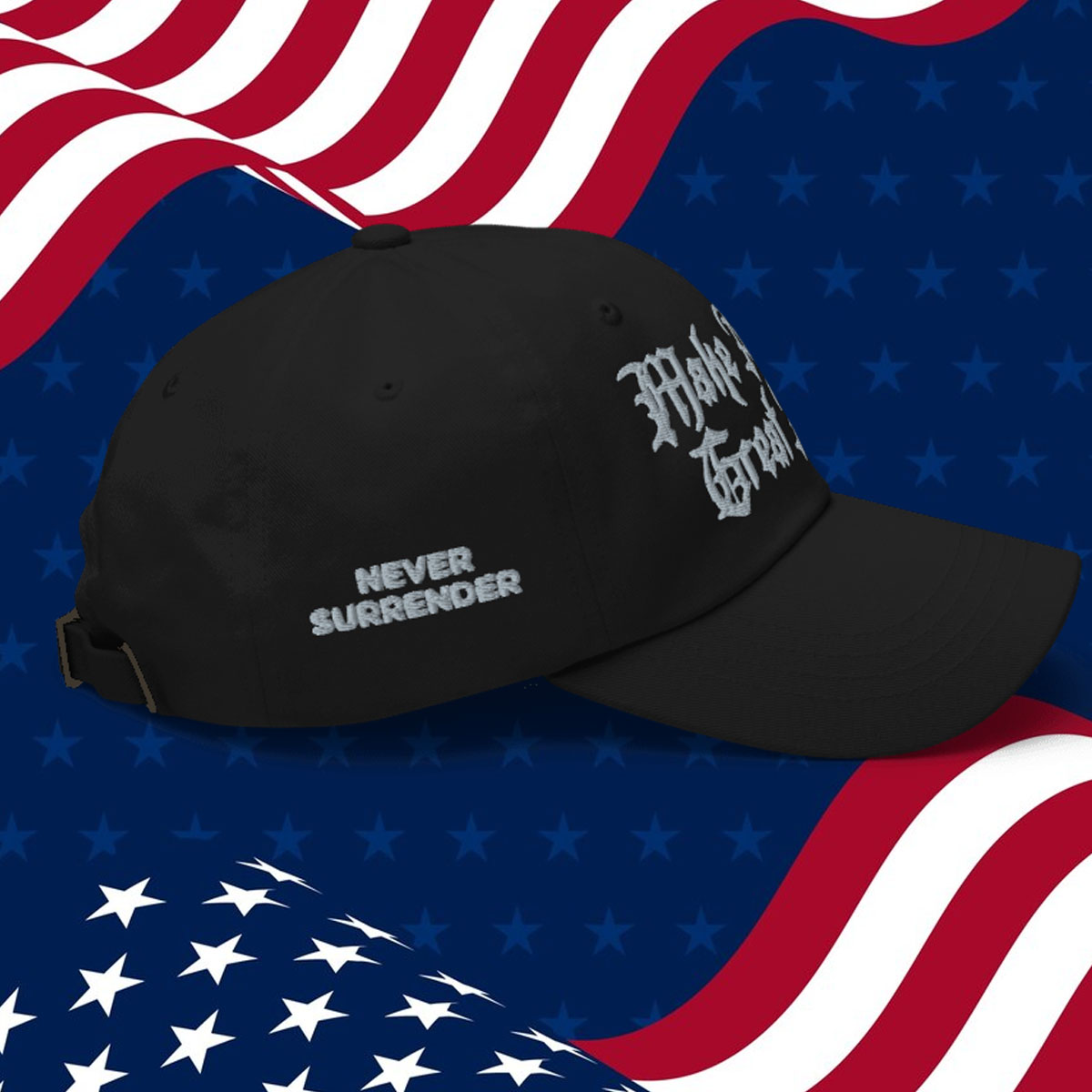Never Surrender MAGA Hat Trump