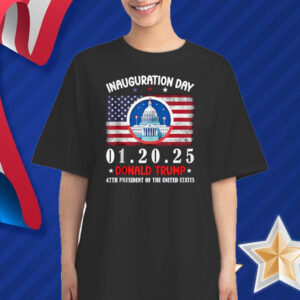 Official 47th USA President Trump Inauguration Day 2025 Celebration T-Shirt