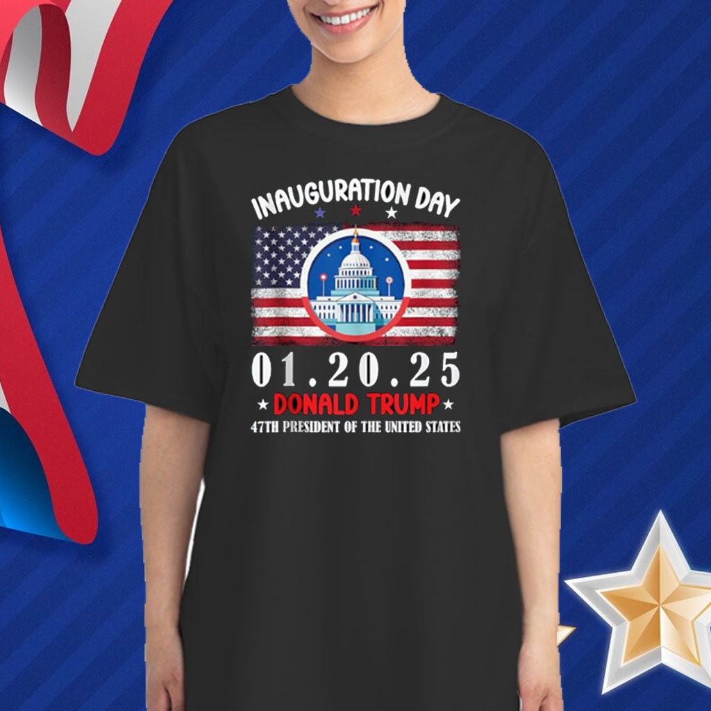 Official 47th USA President Trump Inauguration Day 2025 Celebration T-Shirt