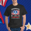 Official 47th USA President Trump Inauguration Day 2025 Celebration T-Shirt