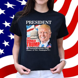 Official President Donald Trump Inauguration Day JAN 20 2025 47th President Shirt