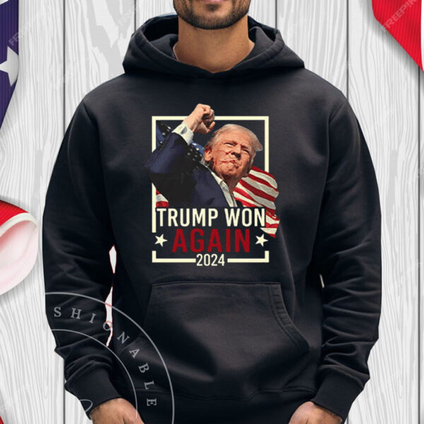 Official Trump Won Again 2024 Shirt