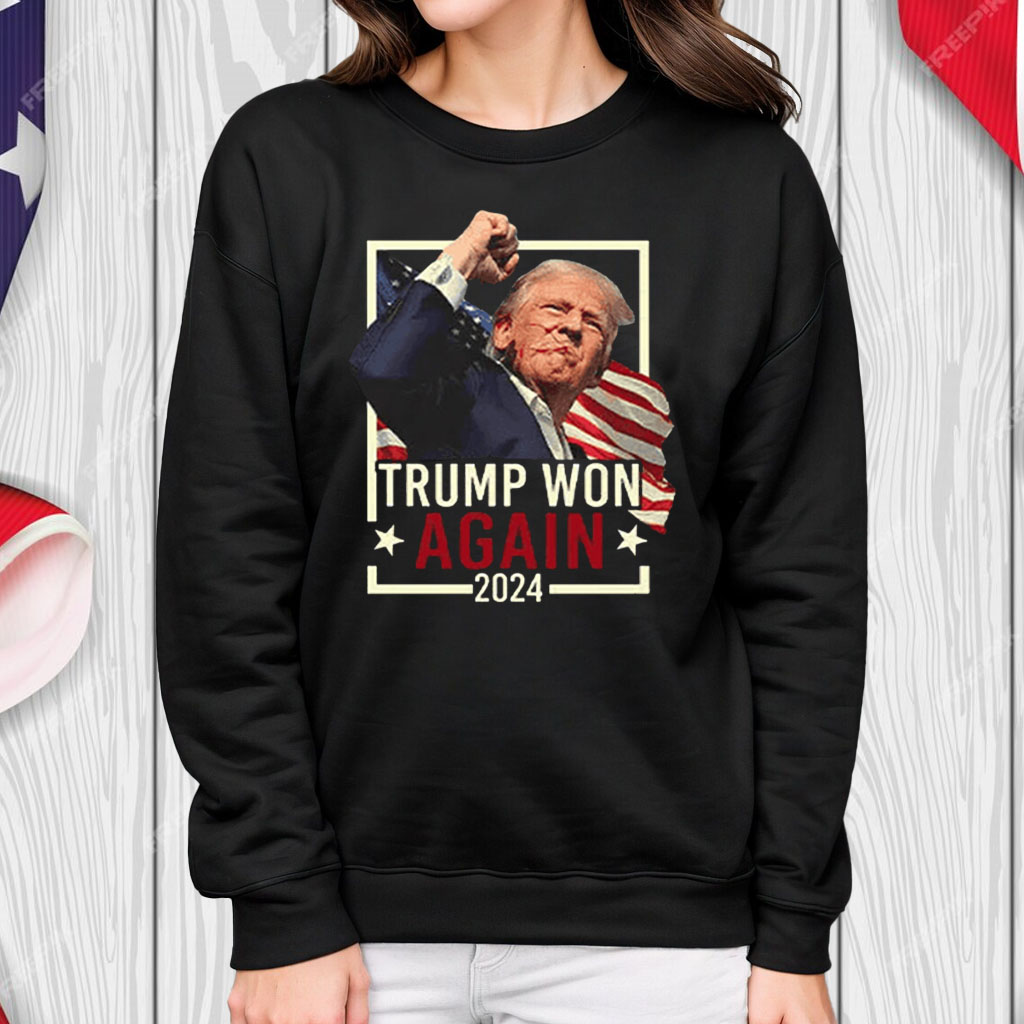 Official Trump Won Again 2024 Shirt