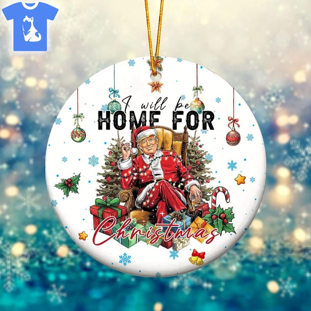 Personalized I Will Be Home For Chrismas 2024 Ornament
