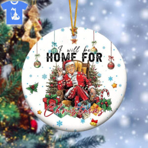 Personalized I Will Be Home For Chrismas 2024 Ornament