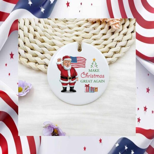 Personalized Trump Christmas Ornament