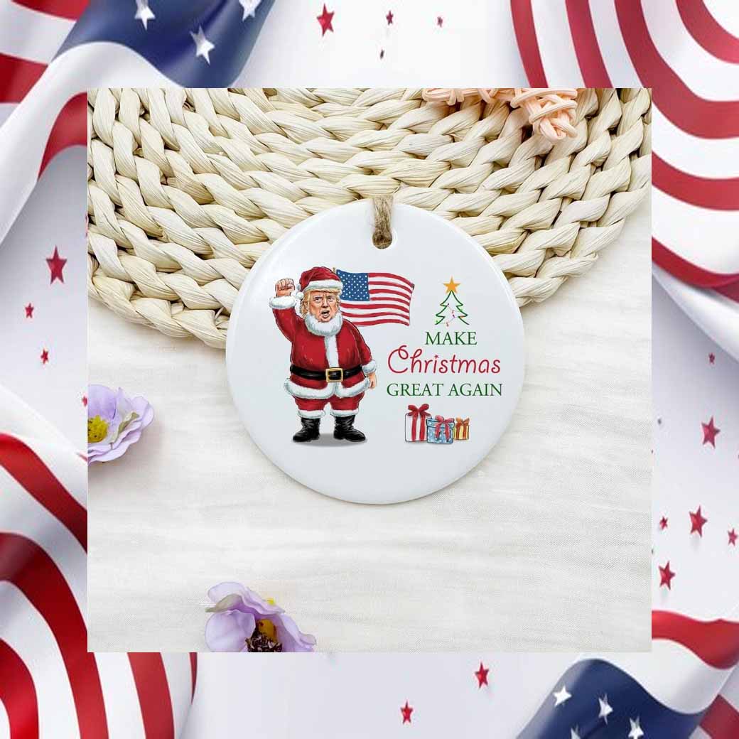 Personalized Trump Christmas Ornament
