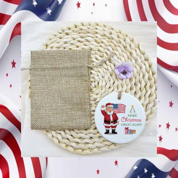 Personalized Trump Christmas Ornament