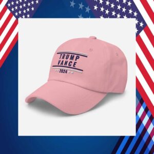 Pink Trump and Vance 2024 Hat