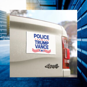 Police For Trump Vance 47 Car Magnet