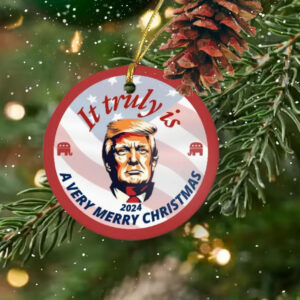 President Donald J Trump Christmas Ornament