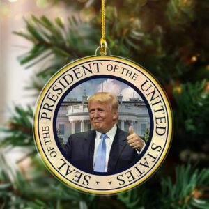 President Donald Trump Inauguration Day 2025 Ornament