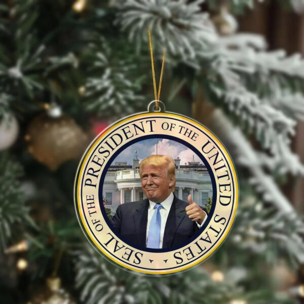 President Donald Trump Inauguration Day 2025 Ornament