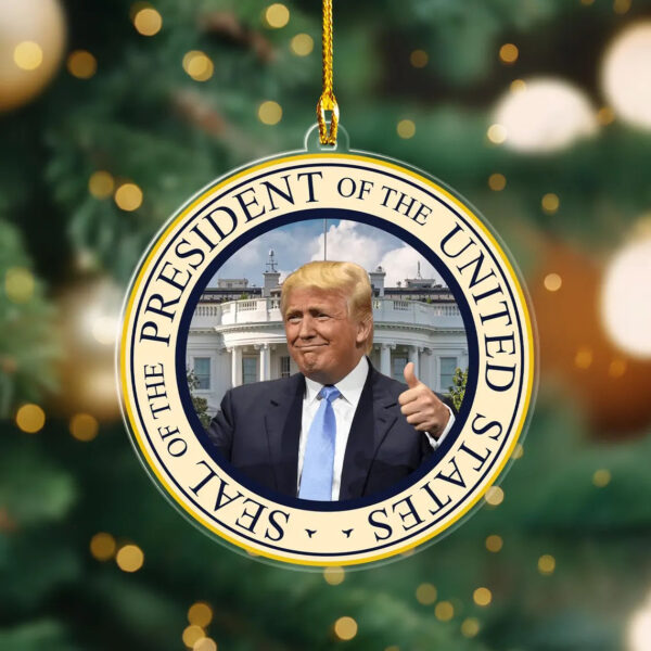 President Donald Trump Inauguration Day 2025 Ornament