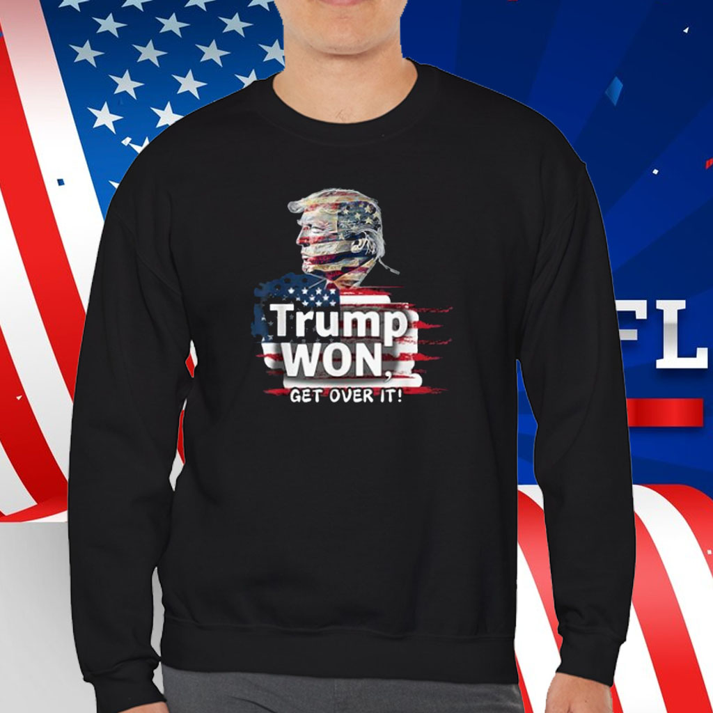Retro Trump Won Get Over It 2024 President 47th T-Shirt