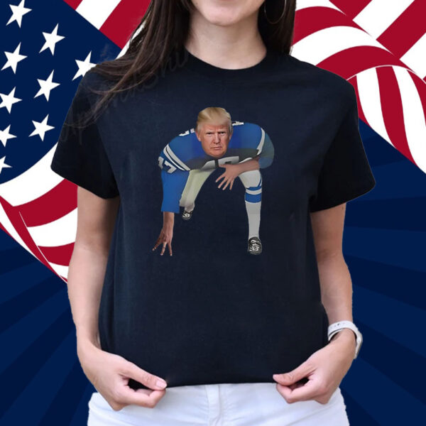 Riley Gaines Wearing All American Donald Trump Football Shirt