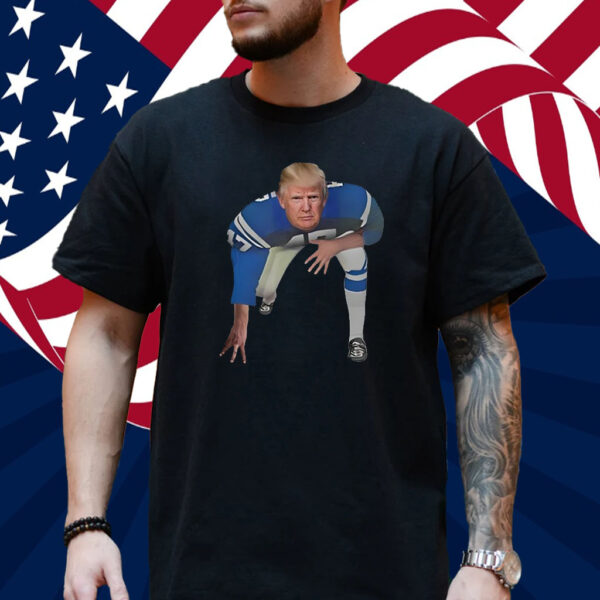 Riley Gaines Wearing All American Donald Trump Football Shirt