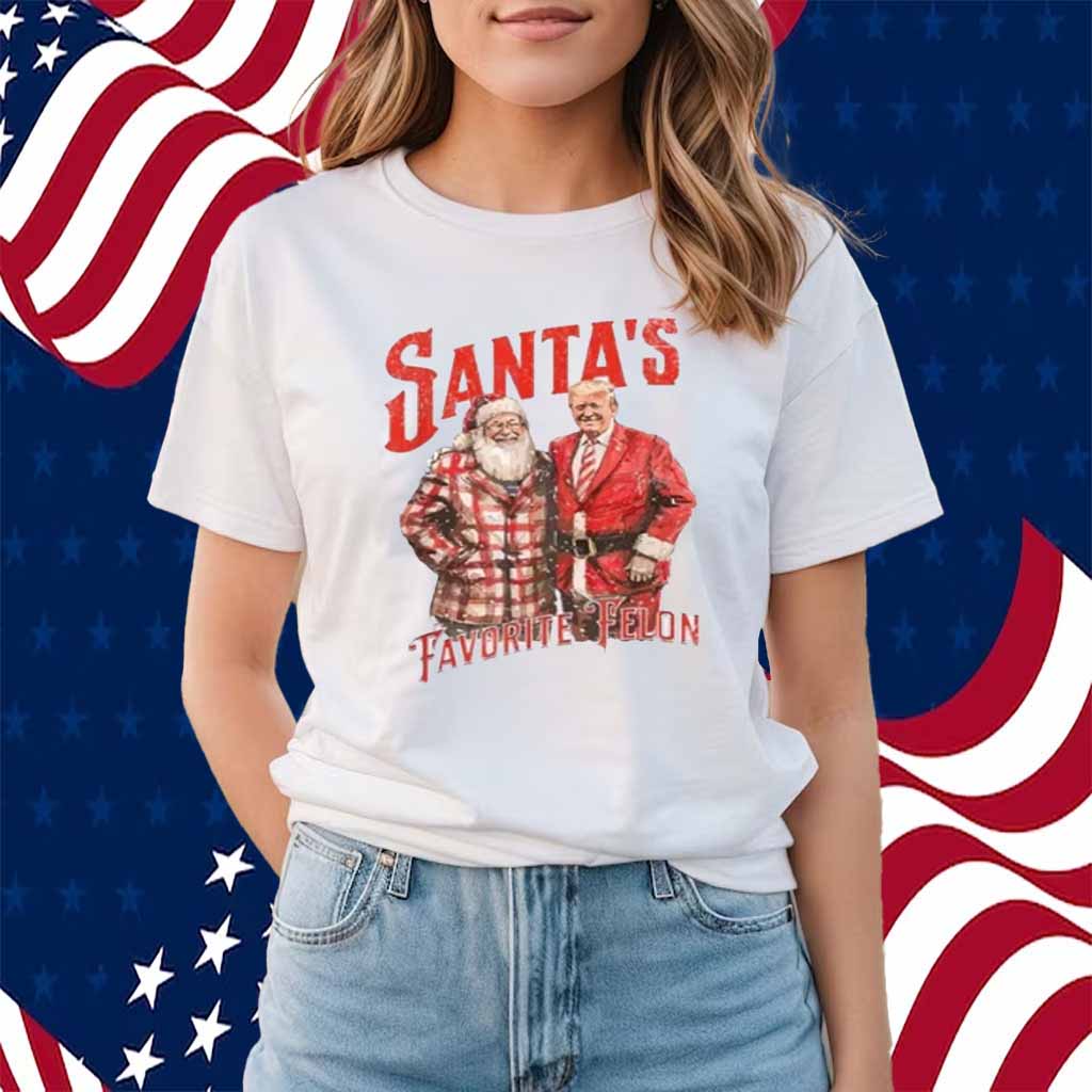 Santa’s Favorite Felon Shirt