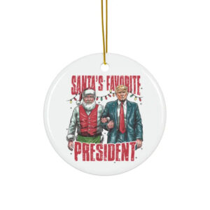 Santa's Favorite President Ornament