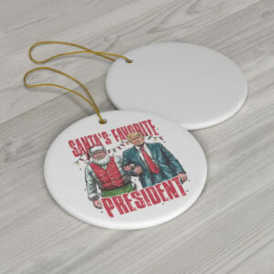 Santa's Favorite President Ornament