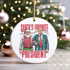 Santa's Favorite President Ornament