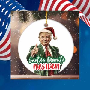 Santa's President Trump 2024 Ornament