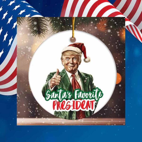 Santa's President Trump 2024 Ornament