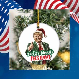 Santa's President Trump 2024 Ornament